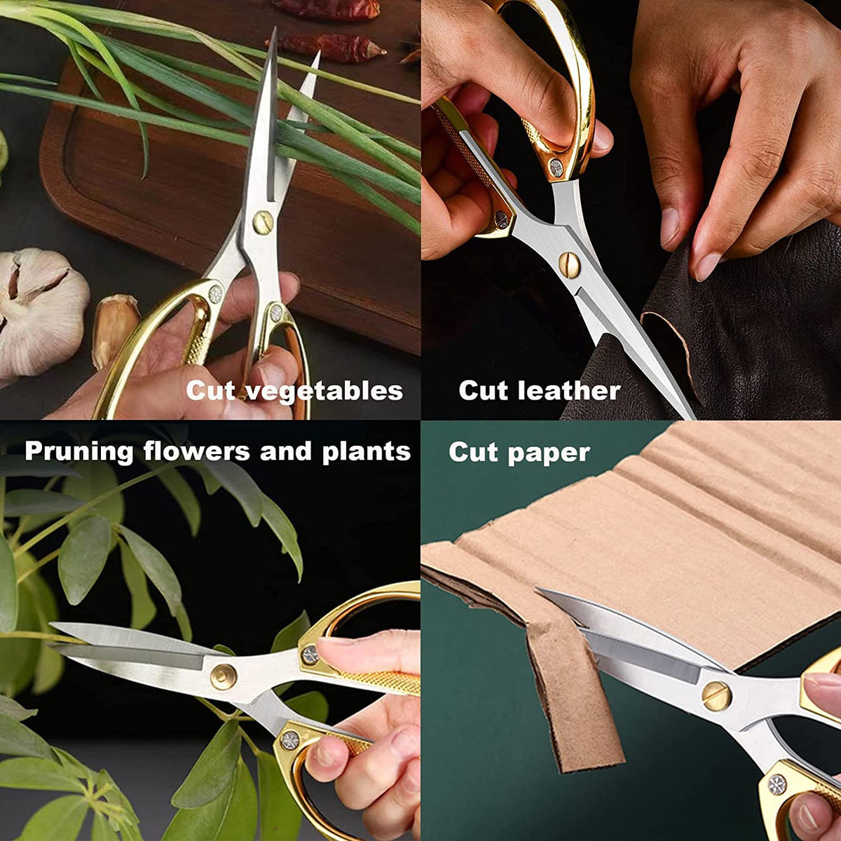 Poultry and Meat Shears 2 Pack | Kitchen Tool Set Stainless Steel with Micro Serrated Blades | Dishwasher Safe, Bottle Opener Back
