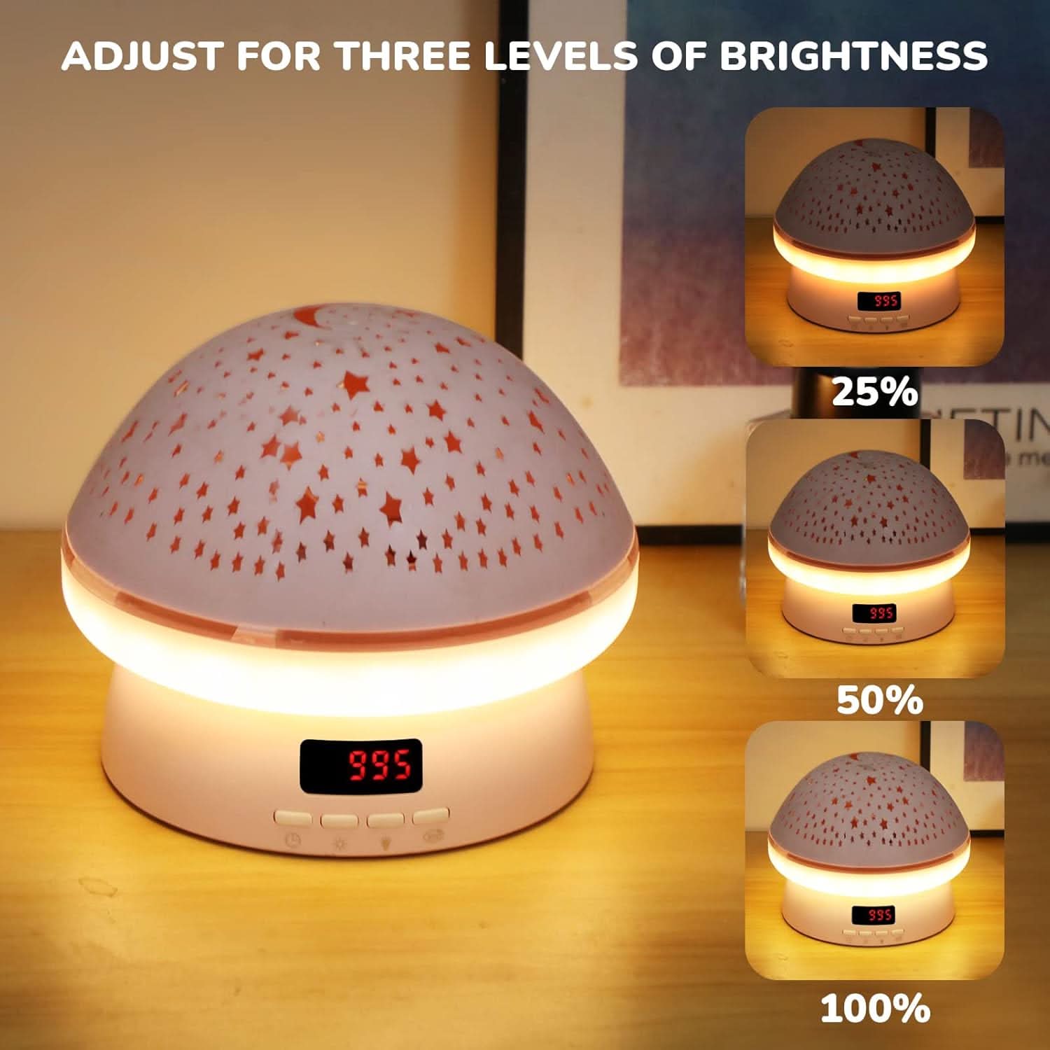 GLOWLIGHT - Magical Star Projector with 16 Colors & Timer Function product image