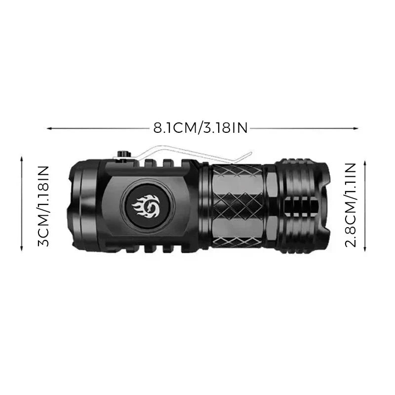 Mini LED Flashlight Compact Design
