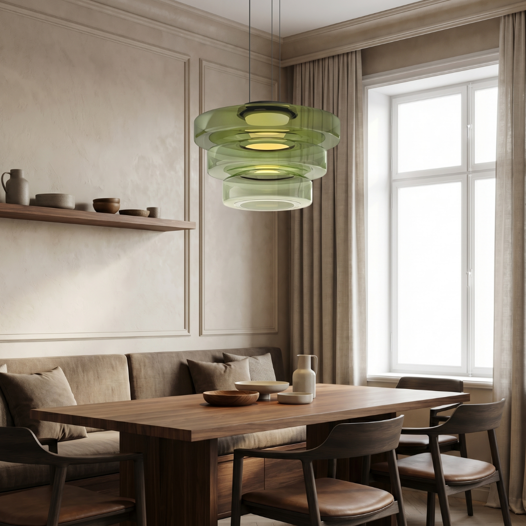 Bauhaus Glass Pendant Light Hanging Lamp