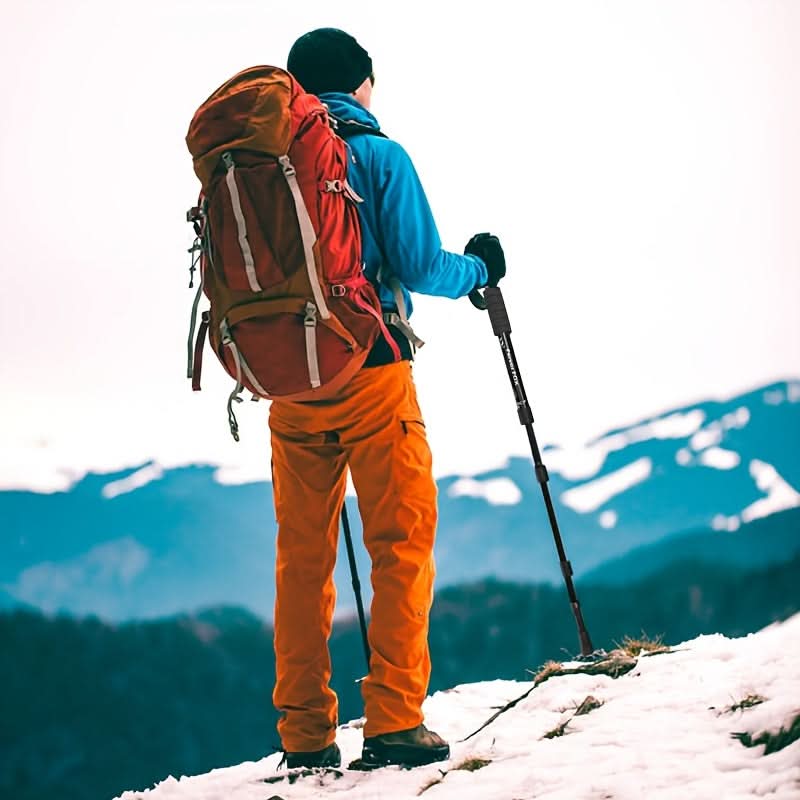 Adjustable Telescopic Hiking Trekking Pole 4 Height Levels | 6 Colors | Anti-Slip Lightweight Alloy Support for Outdoor Trails