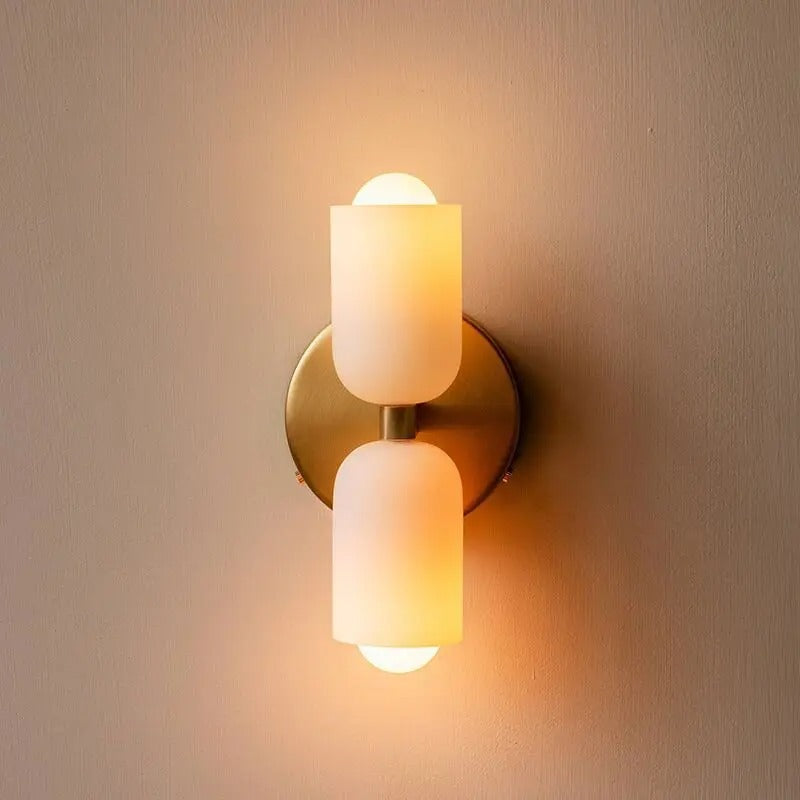 Double Headed Wall Light for Warm Ambience