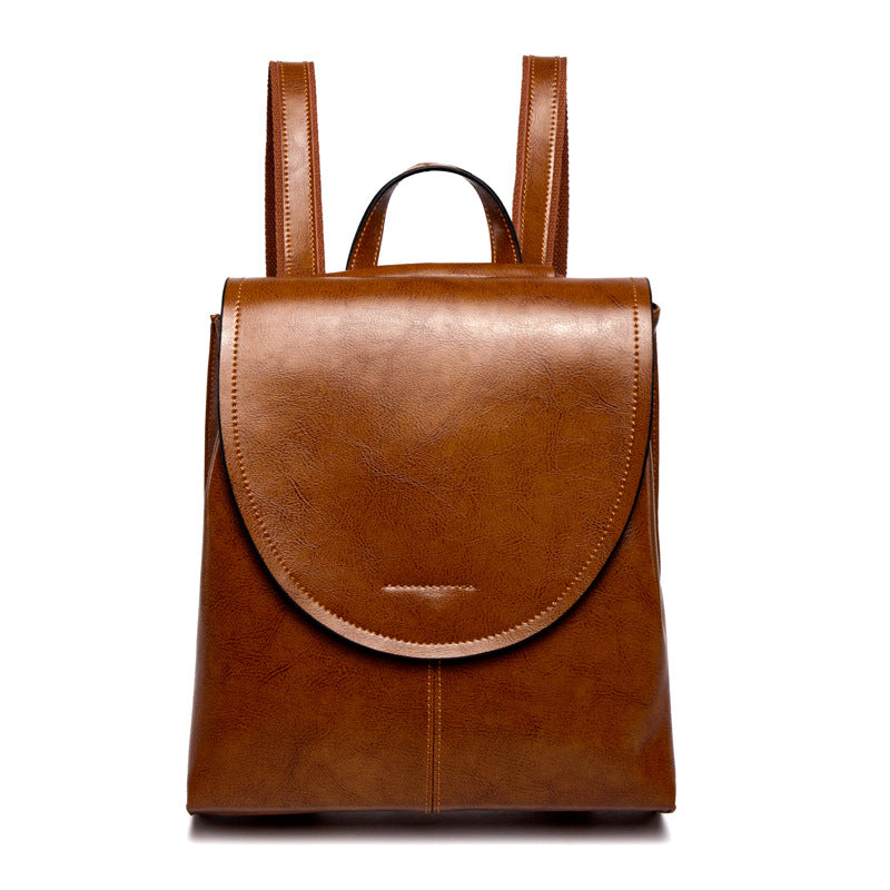 Travel Backpack for Women in a Leather Look | Separate Compartments for Laptop, Tablet and Wallet | Four Colors, 30 cm Tall