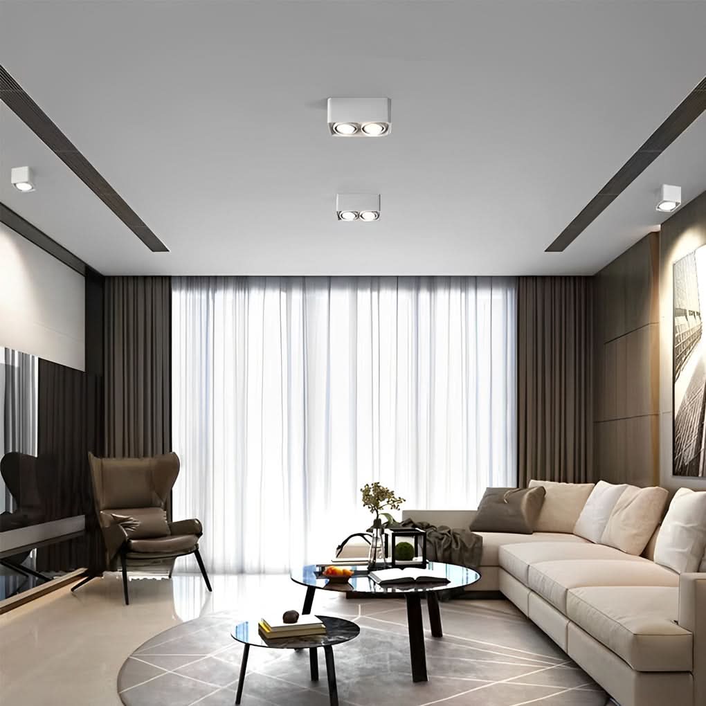 Square Adjustable LED Ceiling Lamp