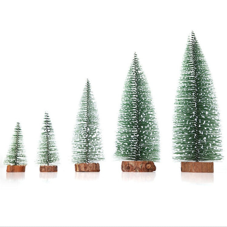 Mini Christmas Tree with Warm LED Lights | Nordic Styling for Desks and Side Tables | Festive Holiday Decorations