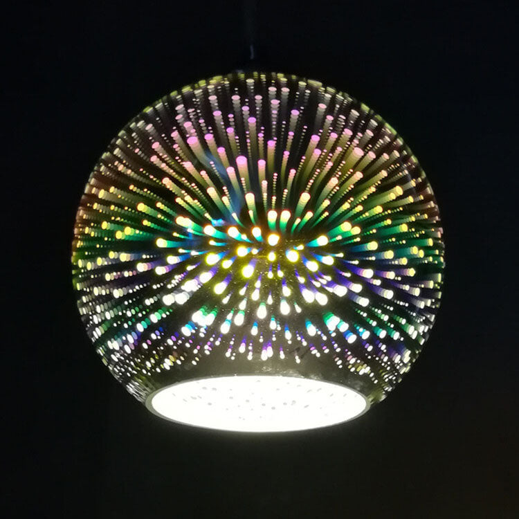 3D Firework Pendant Light Colorful Ceiling Lamp