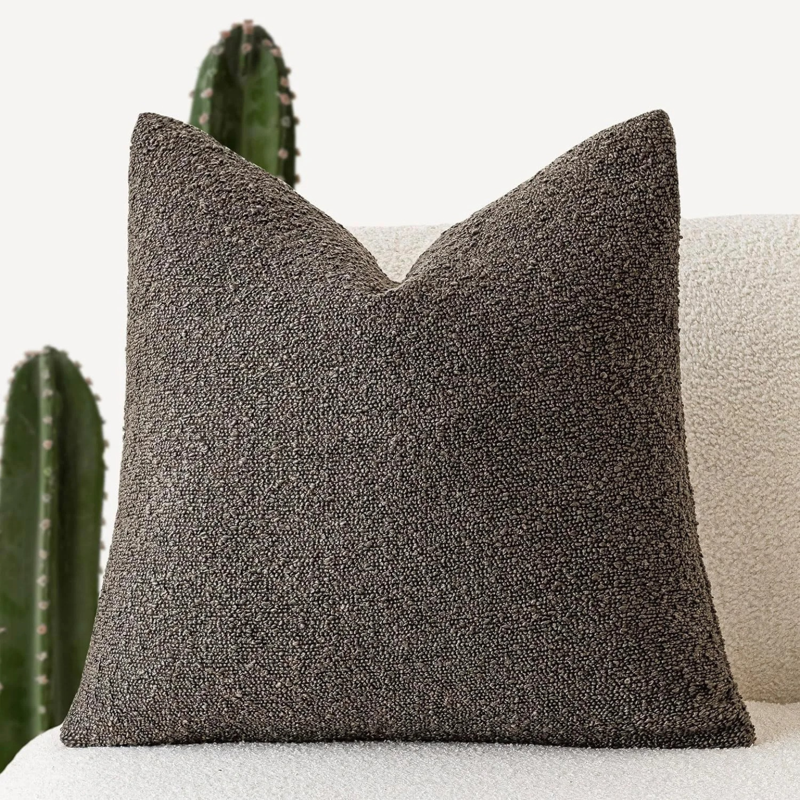 Boucle Cushion Cover 45x45cm Decorative Pillow