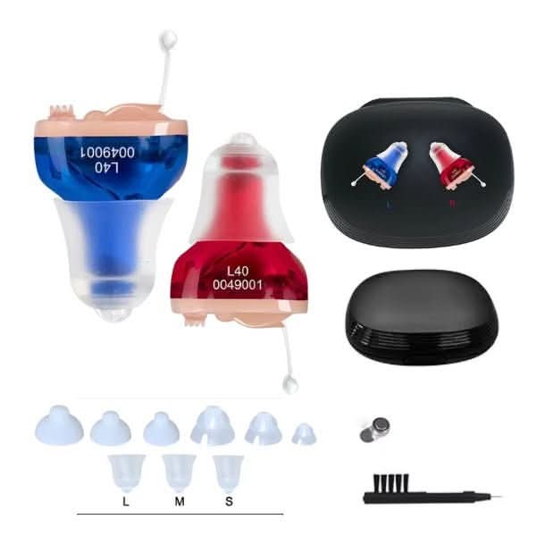 Invisible Rechargeable Hearing Aids | Up to 3 Days Battery Life | Single, Pair & Charging Case Options | Discreet Clear-Sound Fit