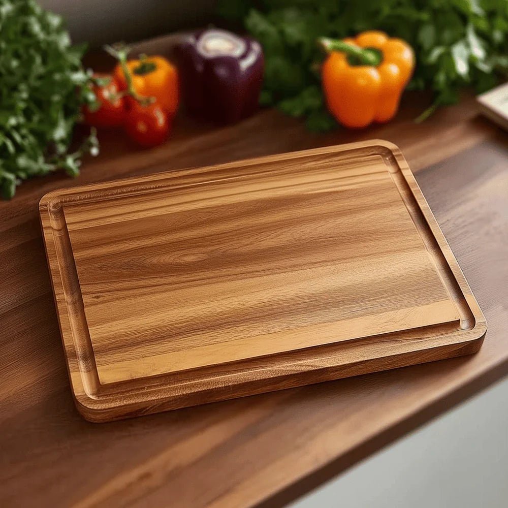 ACACIAEDGE – Acacia Wood Cutting Board for Kitchen & Serving