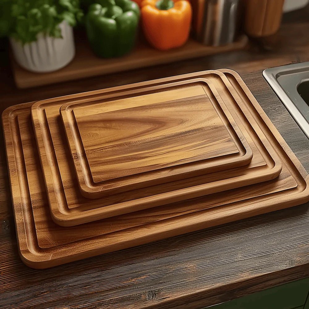 ACACIAEDGE – Acacia Wood Cutting Board for Kitchen & Serving