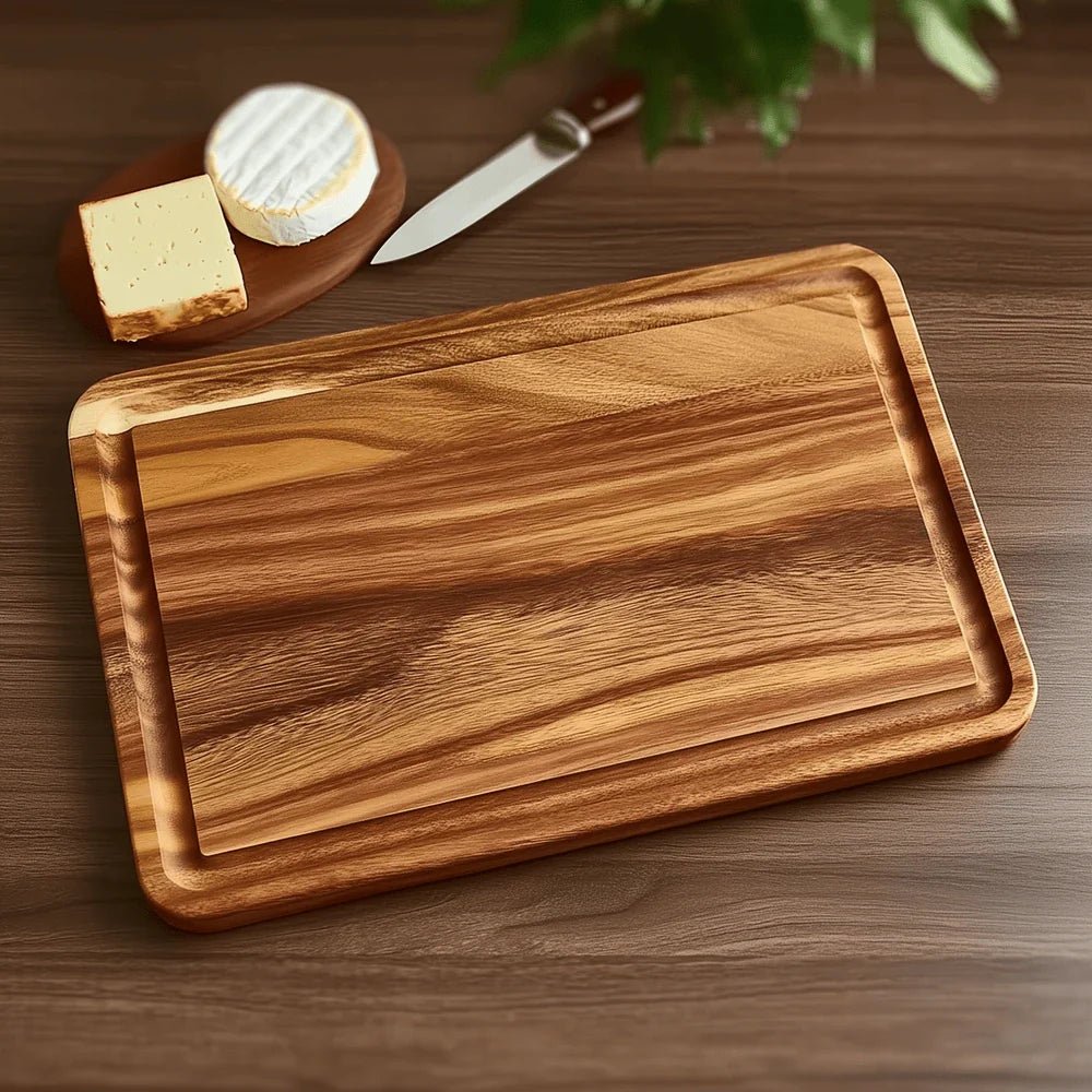 ACACIAEDGE – Acacia Wood Cutting Board for Kitchen & Serving