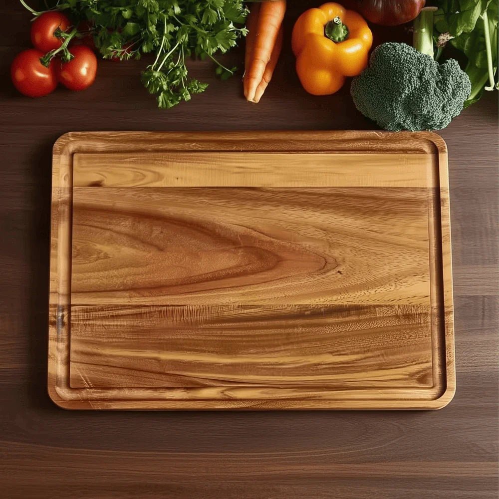 ACACIAEDGE – Acacia Wood Cutting Board for Kitchen & Serving