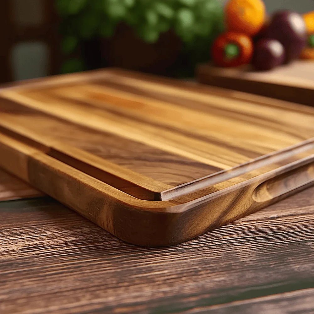 ACACIAEDGE – Acacia Wood Cutting Board for Kitchen & Serving