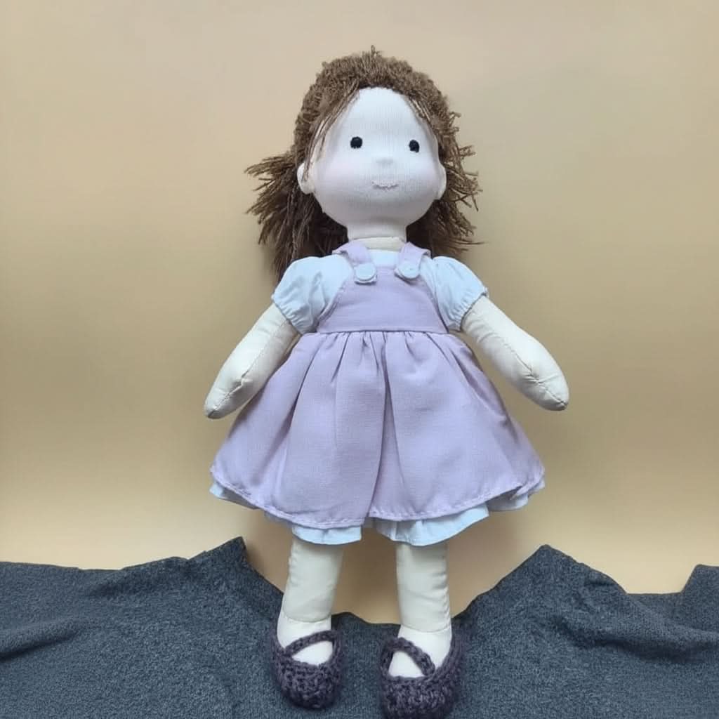 Handmade Waldorf Doll ~11.8 In Soft Cotton | 9 Character Styles With Outfit Accessories | Imaginative Play for Ages 3+
