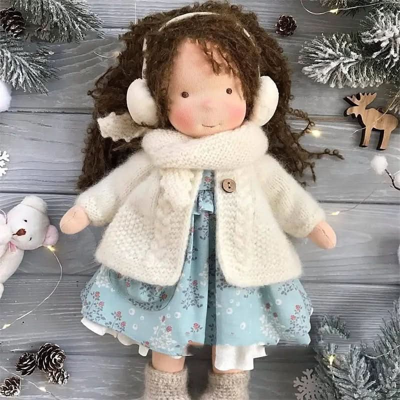 Handmade Waldorf Doll ~11.8 In Soft Cotton | 9 Character Styles With Outfit Accessories | Imaginative Play for Ages 3+
