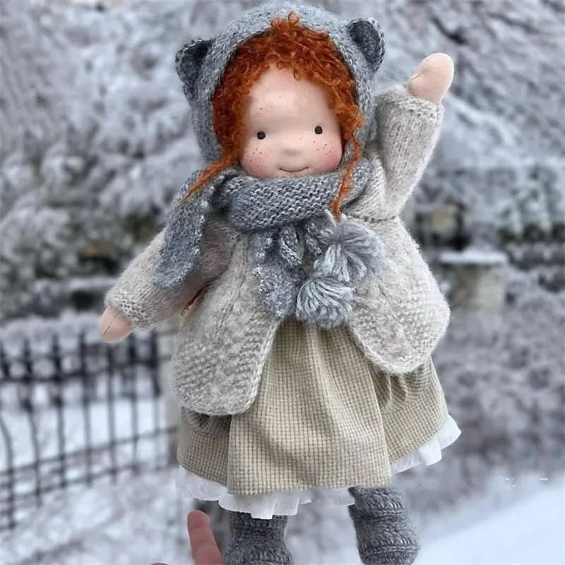 Handmade Waldorf Doll ~11.8 In Soft Cotton | 9 Character Styles With Outfit Accessories | Imaginative Play for Ages 3+