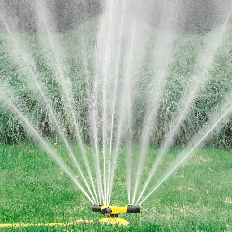 Rotating Lawn Sprinkler - 360 Adjustable Garden Watering