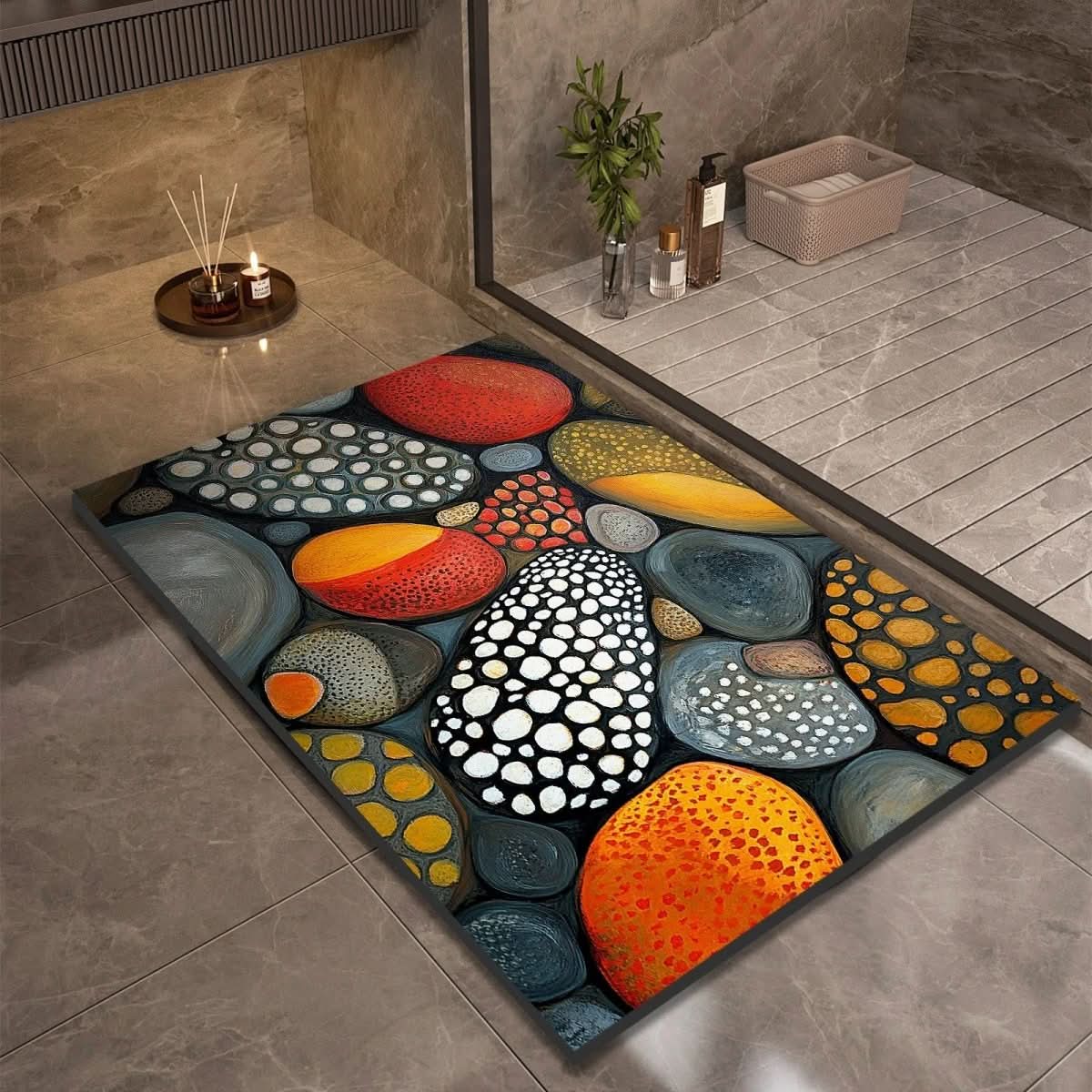 AQUASOFT BATH MAT – Diatomaceous Earth Bath Mat for Safety & Comfort