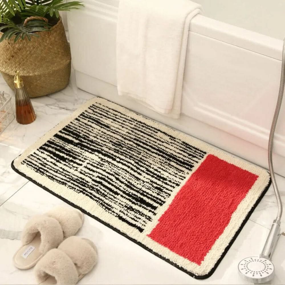 Abstract Non Slip Bath Mat