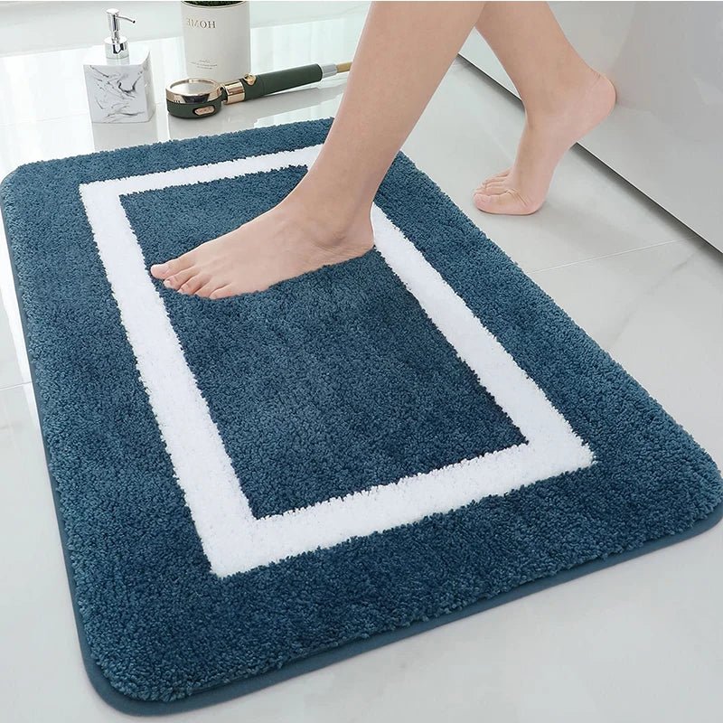 BATHBLISS – Soft Non-Slip Microfiber Bath Mat for Bathroom & Living Room