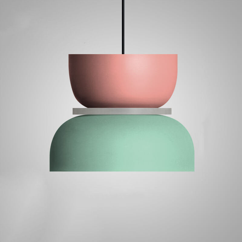Macaron LED Pendant Light Nordic Color Ceiling Lamp