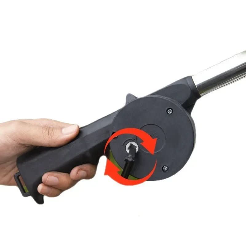 BBQ AirBlower - Hand-operated barbecue fan for effortless charcoal lighting