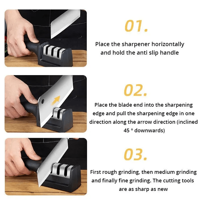 BLADEUP – Multifunctional Knife Sharpener Hand Tool for Fast Sharpening