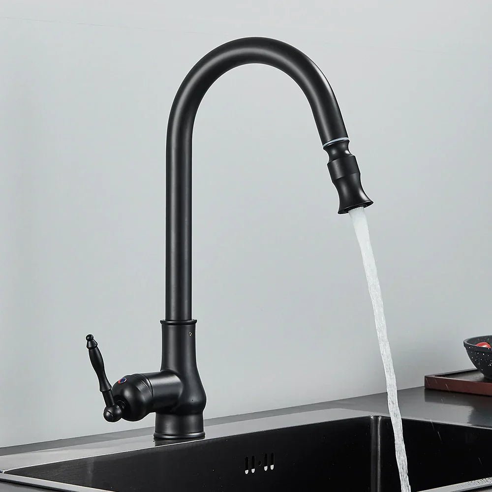 SMARTSPOUT - Kitchen faucet with pull-out function in antique bronze for stylish and flexible kitchen work