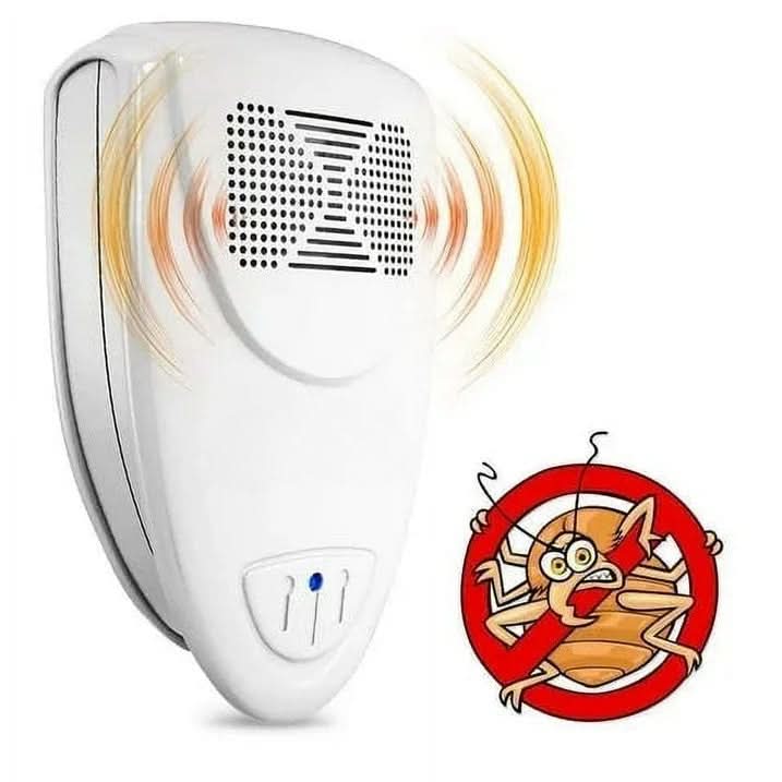 Ultrasonic Bed Bug Repeller | Plug-In, Silent 30 sqm Coverage | Safe Pest Prevention for Bedrooms and Furniture