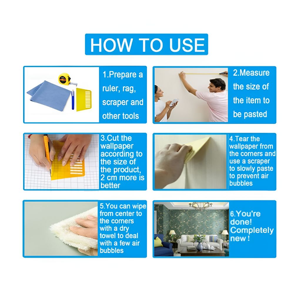 Peel and Stick Adhesive Wallpaper
