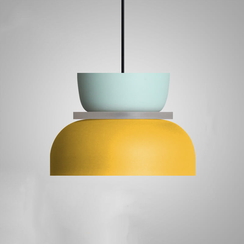 Macaron LED Pendant Light Nordic Color Ceiling Lamp