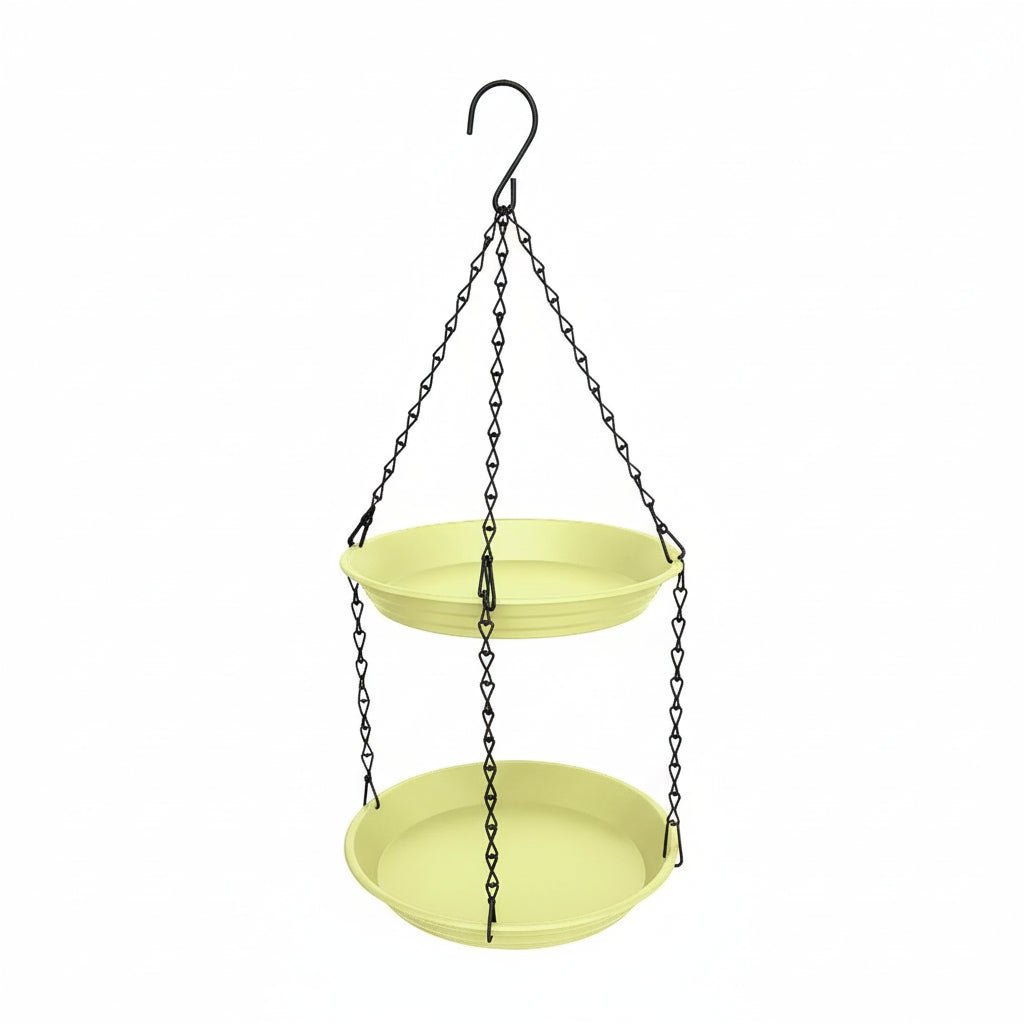 Double-Tray Hanging Bird Feeder