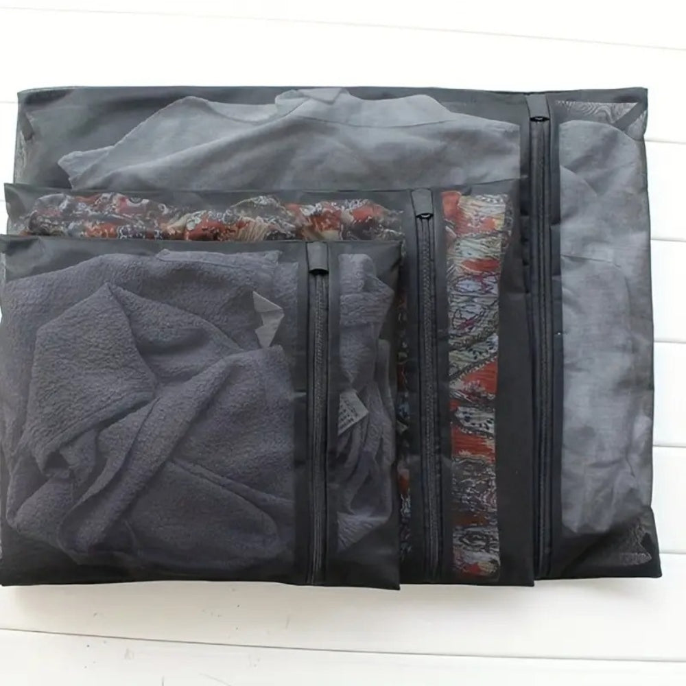 Black Mesh Laundry Bag
