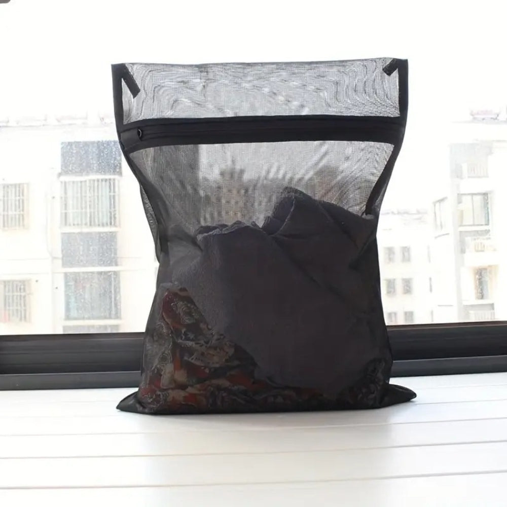 Black Mesh Laundry Bag