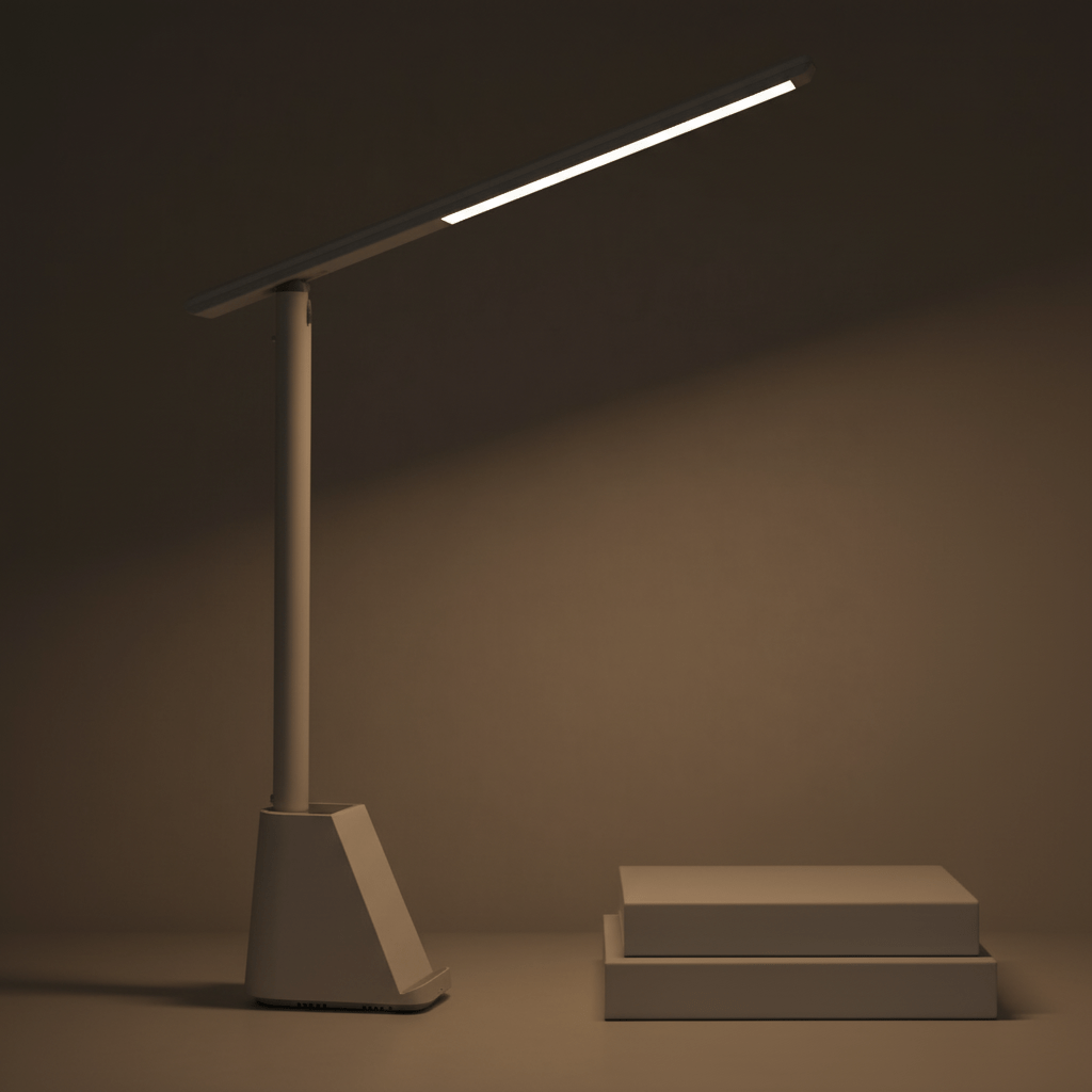 FOLDLITE - Intelligent, foldable LED desk lamp with battery & dimming function product image