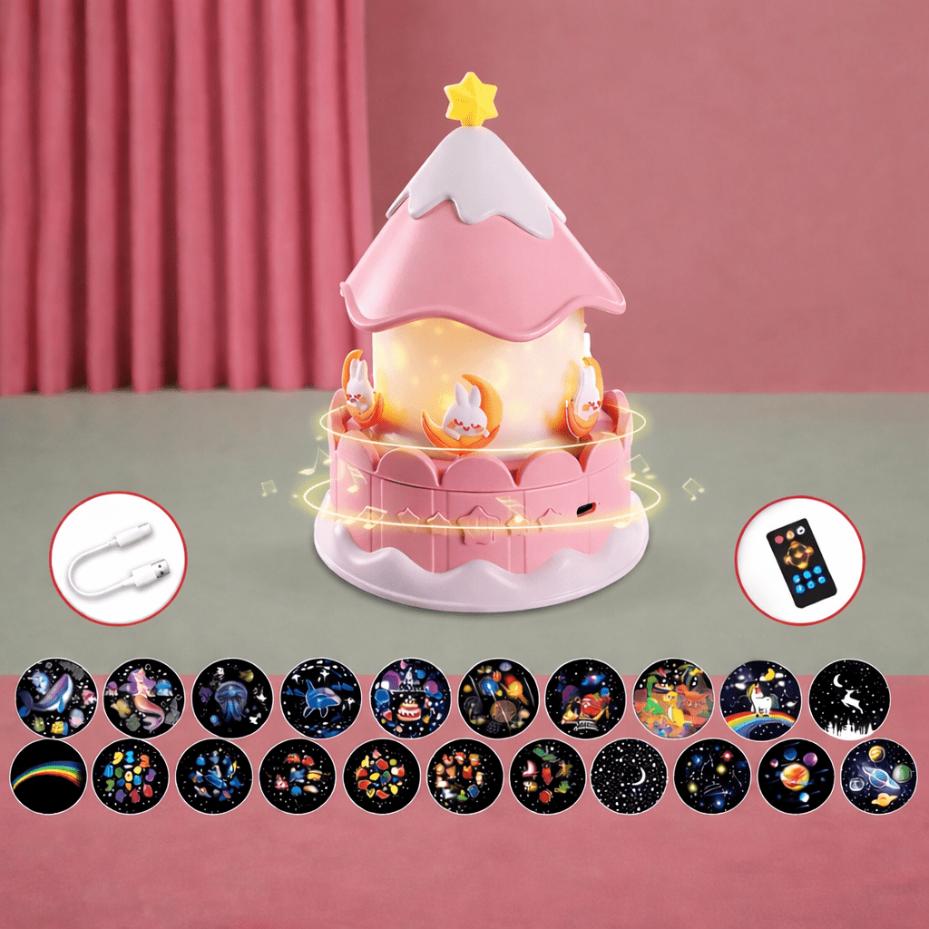 DREAMLIX – Musical Star Projector with 12 Magical Themes