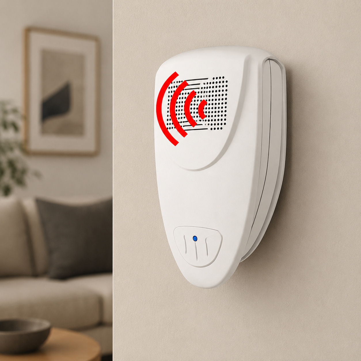 Ultrasonic Bed Bug Repeller | Plug-In, Silent 30 sqm Coverage | Safe Pest Prevention for Bedrooms and Furniture