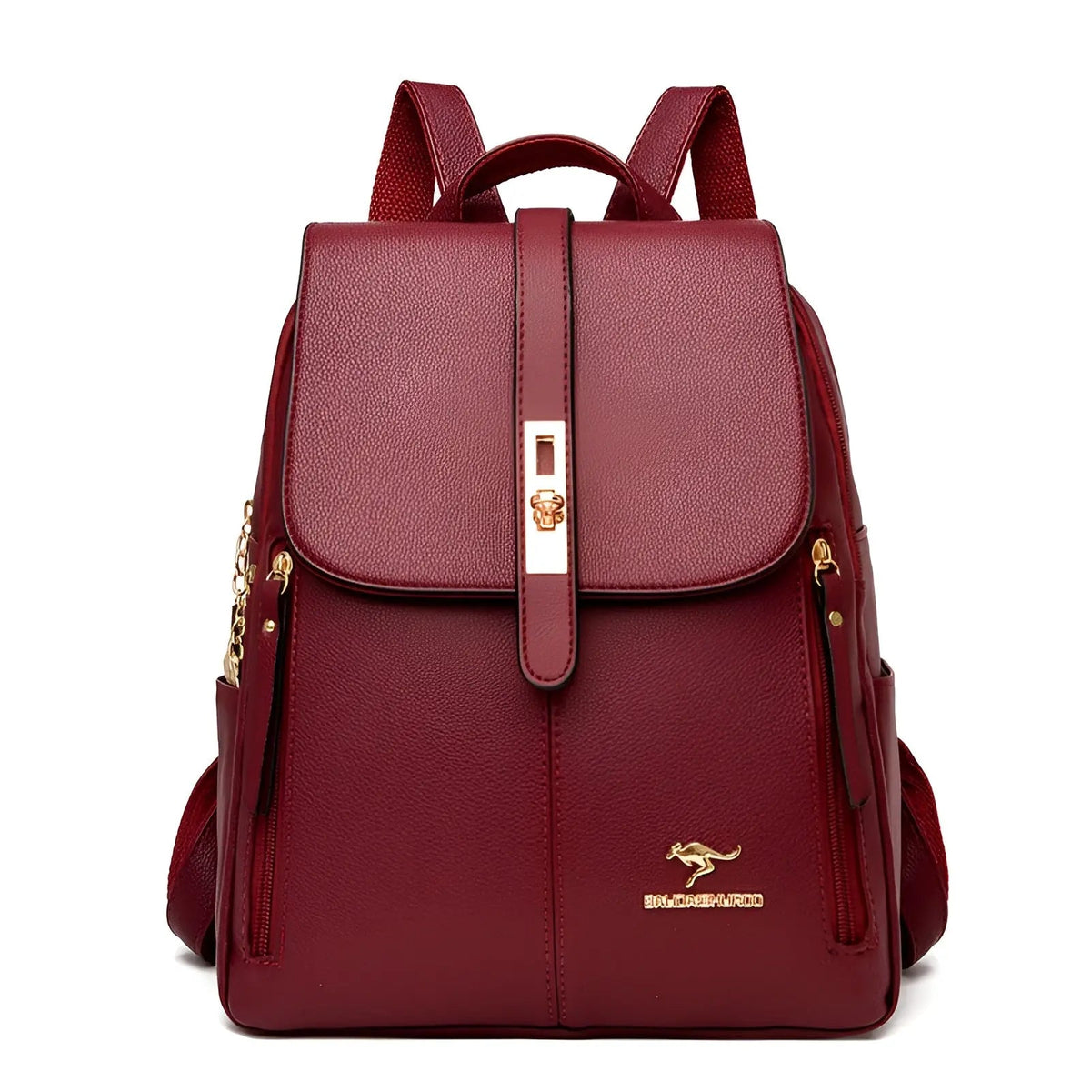 Travel Backpack for Women in Faux Leather | Compartments for Tablet, Phone, Wallet and Cosmetics | 32 by 26 by 14 cm