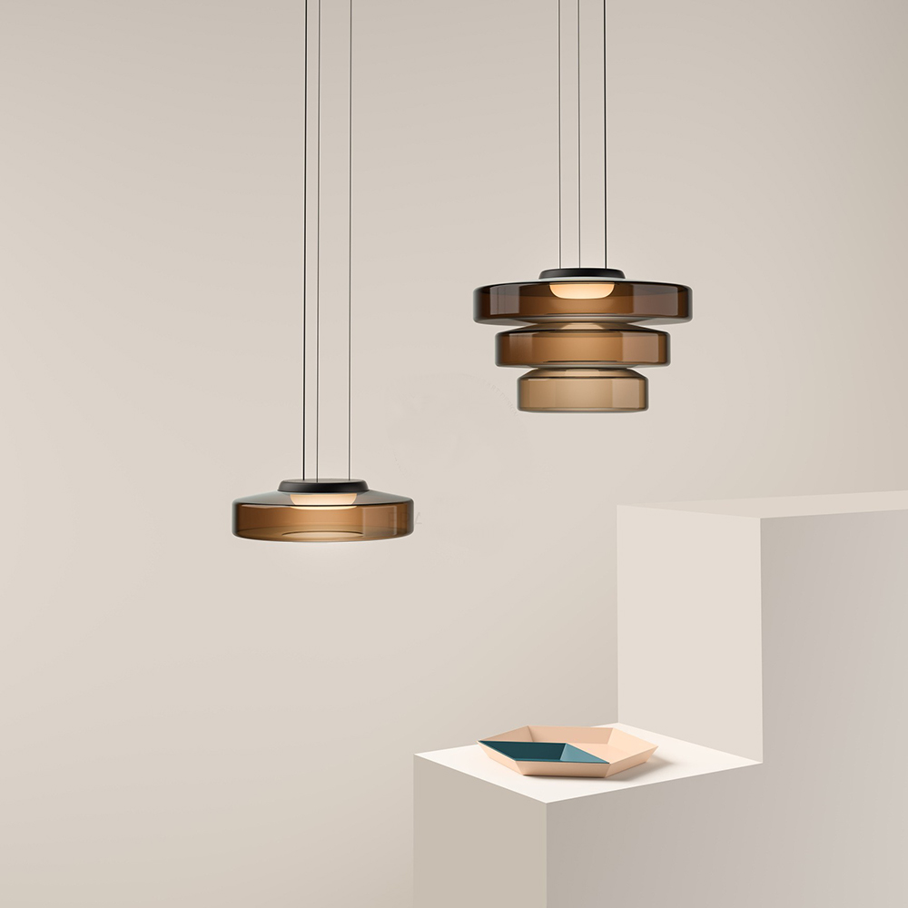 Bauhaus Glass Pendant Light Hanging Lamp