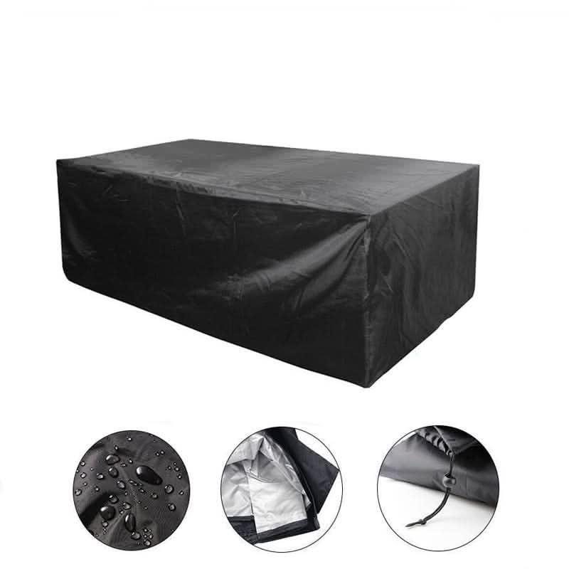 Weatherproof Outdoor Furniture Cover | Black or Silver, 32 Sizes Available | UV & Rain Protection for Patio Sets