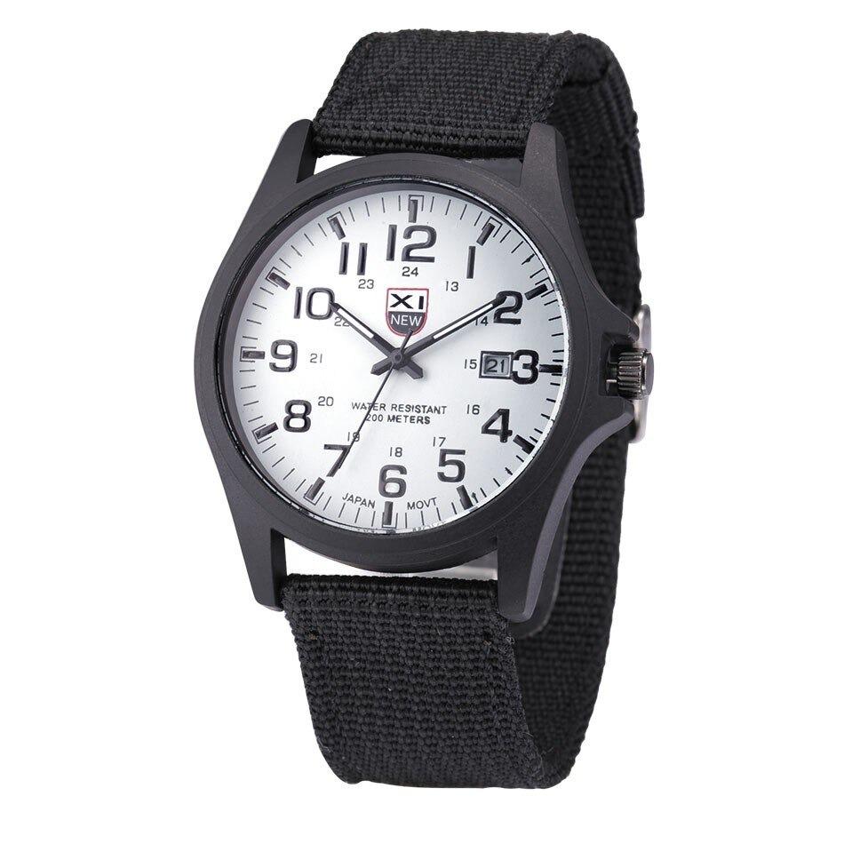 Tactical Military Style Waterproof Watches for Men | Stainless Steel Case on a Silicone Strap, Stopwatch and Date