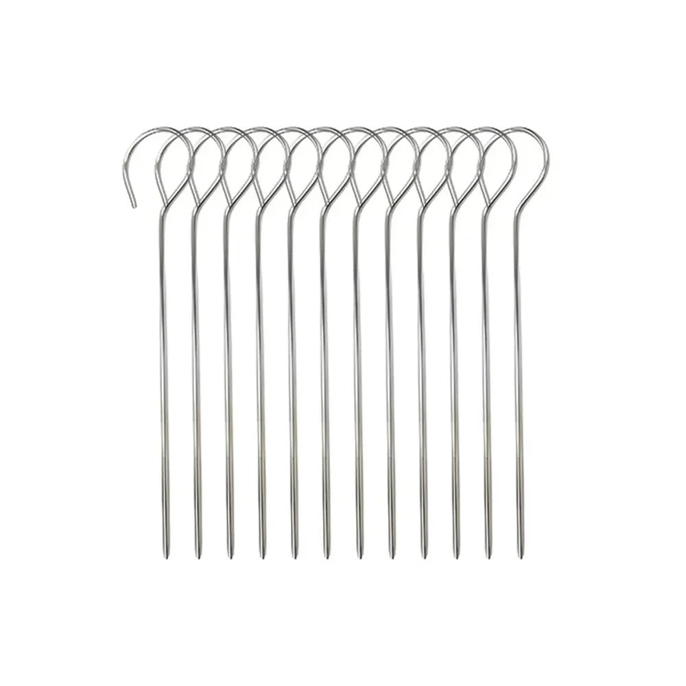 AIRSKEWER – Stainless Steel Grill for Air Fryer with Skewer Holder