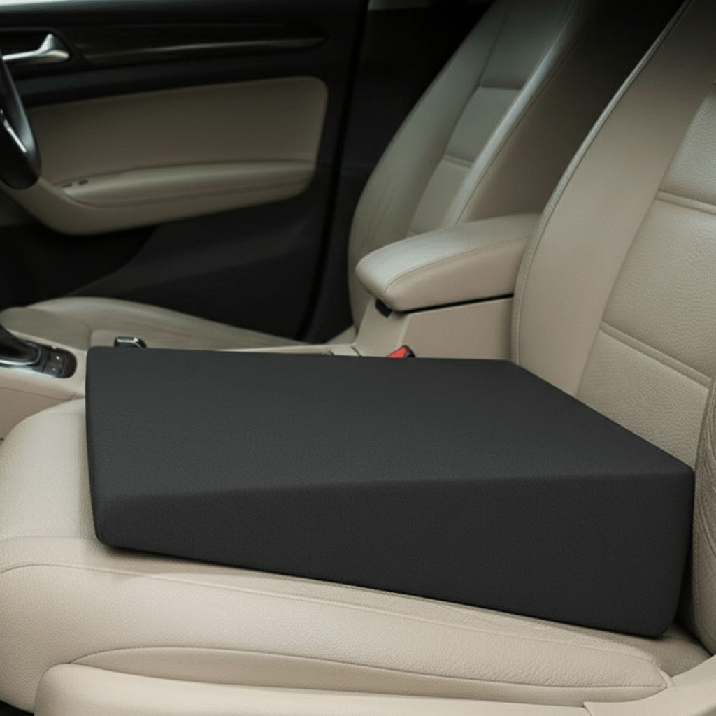 Ergonomic Memory Foam Car Seat Cushion | Height-Boosting Lift, 1 or 3-Pack | Supports Up to 330 Lbs for Daily Drives