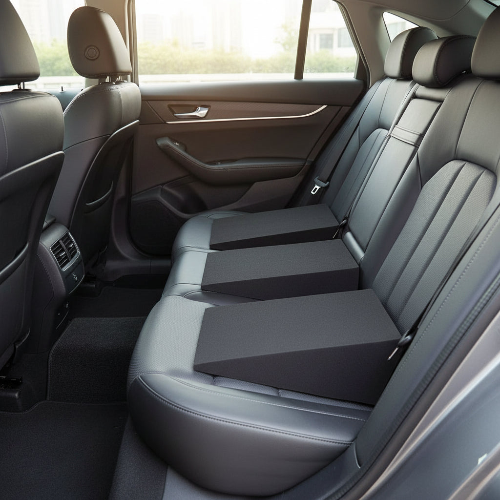 Ergonomic Memory Foam Car Seat Cushion | Height-Boosting Lift, 1 or 3-Pack | Supports Up to 330 Lbs for Daily Drives