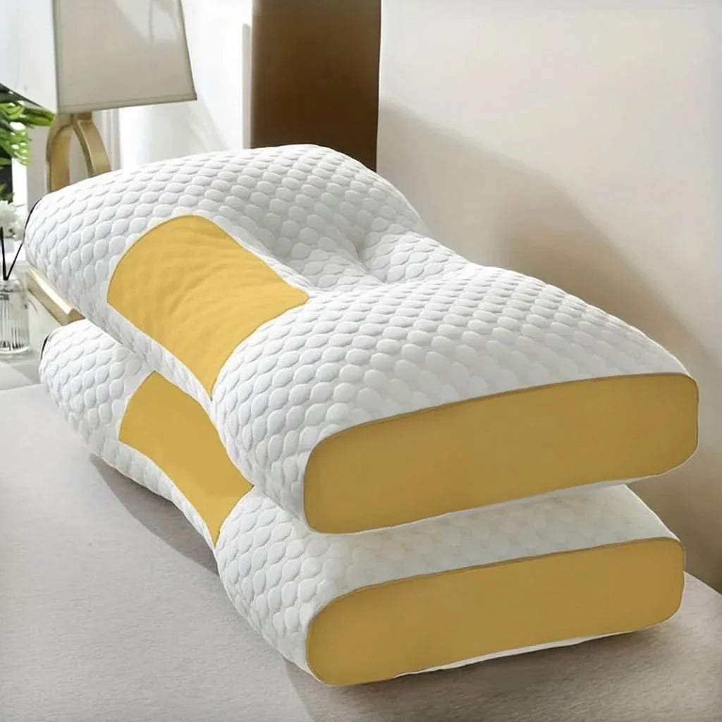 Adjustable Foam Neck Pillow 31.5 x 20.9 In, Set of 2 | 7 Colors | Machine-Washable Support for Rest & Travel