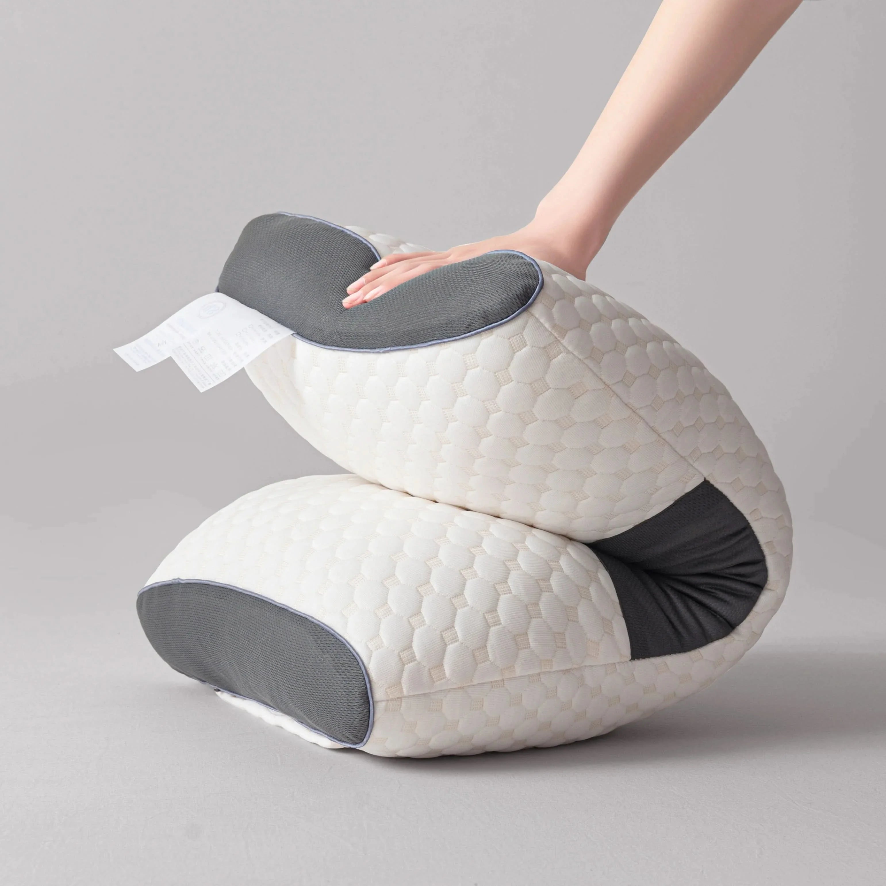 Adjustable Foam Neck Pillow 31.5 x 20.9 In, Set of 2 | 7 Colors | Machine-Washable Support for Rest & Travel