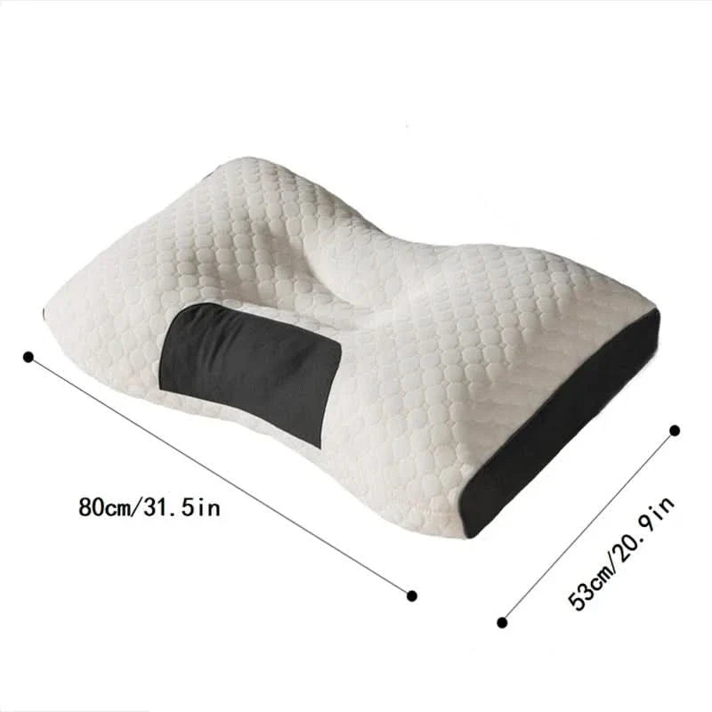 Adjustable Foam Neck Pillow 31.5 x 20.9 In, Set of 2 | 7 Colors | Machine-Washable Support for Rest & Travel