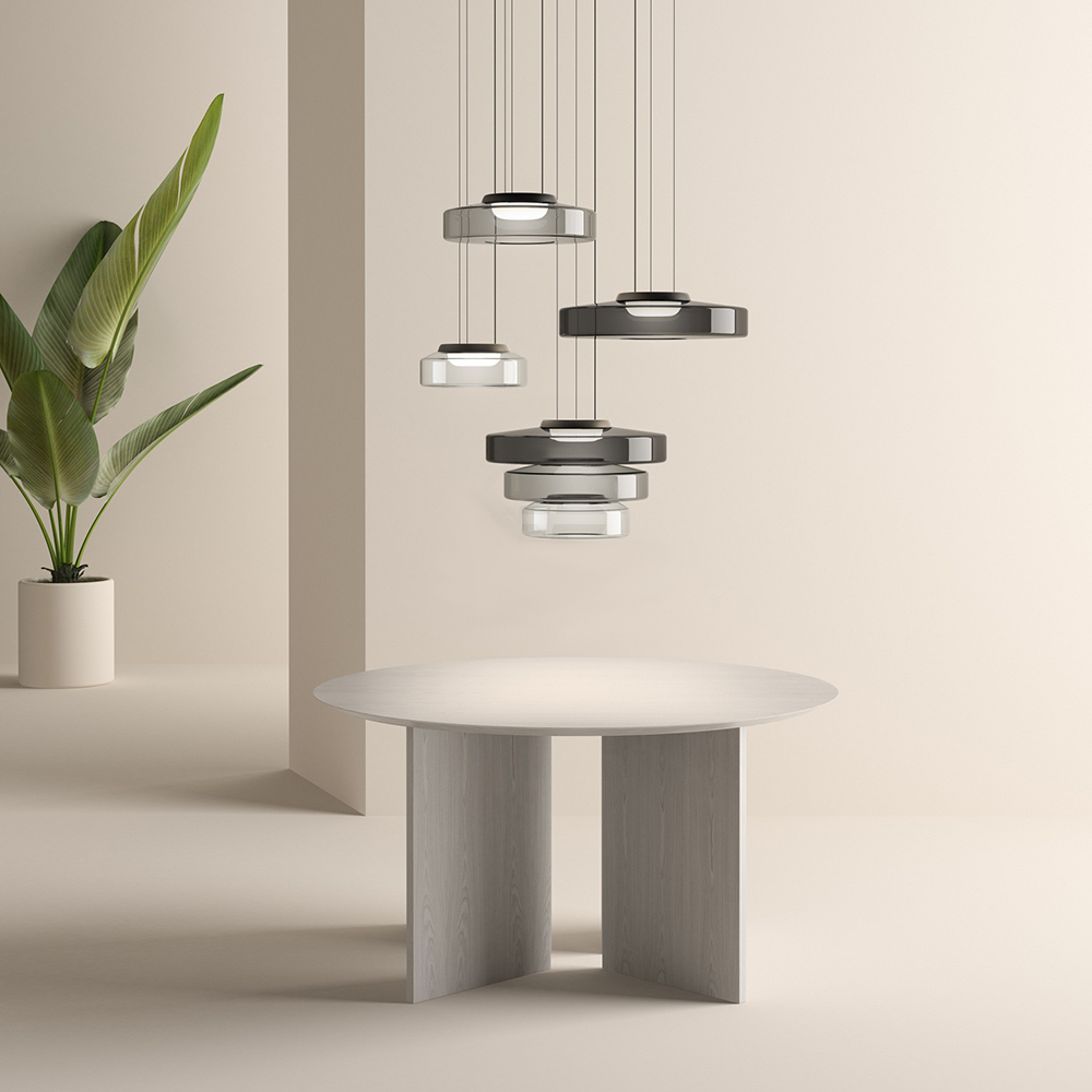 Bauhaus Glass Pendant Light Hanging Lamp