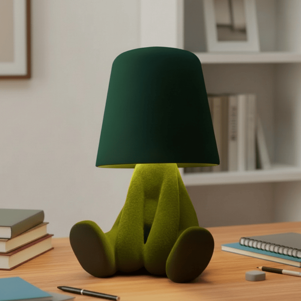 HUMISHAPE - LED lamp in human shape for creative table and room lighting - Green