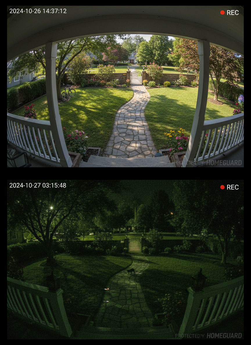 Mini Wifi Home Security Cameras with Night Vision | HD Picture, Motion Alerts to Your Phone | Indoor and Outdoor Use